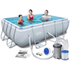 Каркасный бассейн Bestway Power Steel 56629, 282х196х84 см (фильтр)